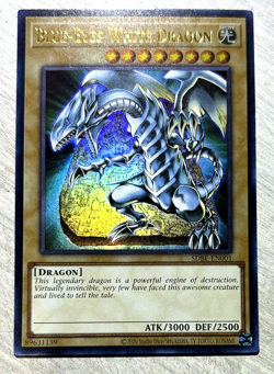 Blue Eyes White Dragon SDBE-EN001 Ultra Rare Yugioh Card MINT - Image 1