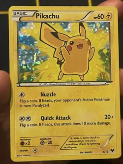 Pikachu 5/12 McDonald's Promos 2014 Pokemon Card DAMAGE/HP - Image 1