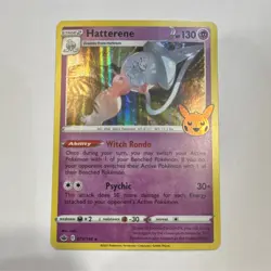 Pokemon TCG Hatterene 073/198 Chilling Reign Holo Rare Stage 2 130HP Card - Image 1