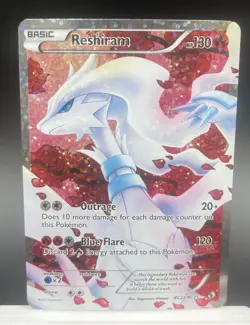 Pokemon Reshiram RC22/RC25 Legendary Treasures Radiant Collection Card HP 130 - Image 1