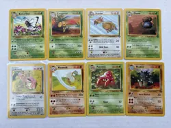 Vintage Pokemon TCG Jungle Lot of 84 Cards. WOTC. NM-NP Duplicates - Image 1