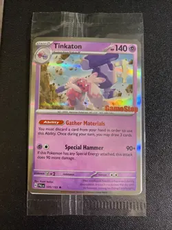 Pokemon Tinkaton Miscellaneous Cards & Products 105/193 Sealed NM Gamestop - Image 1