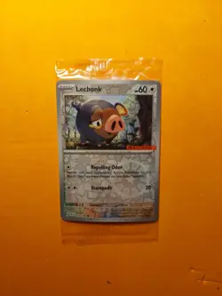 Lechonk - 154/198 - Pokemon Scarlet Violet Base Gamestop SEALED Rare Card NM - Image 1
