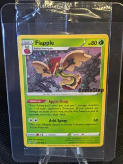 Pokemon Flapple Gamestop Promo Card 022/192 Exclusive Holo Sealed TCG - Image 1