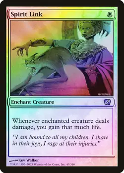 Spirit Link FOIL 8th Edition PLD White Uncommon MAGIC GATHERING CARD ABUGames - Image 1