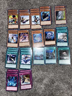 Yugioh Mako Tsunami 37 Card Deck Anime Legendary Fisherman Citadel Whale Water - Image 1