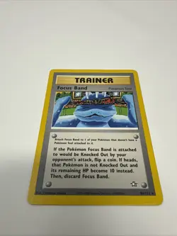 Focus Band - 86/111 - Pokemon Neo Genesis Unlimited Rare Card WOTC MP - Image 2