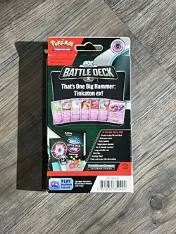 Pokemon TCG Ex Battle Deck TINKATON EX 60 Card Deck Level 1 Factory Sealed 820650852404 - Image 2