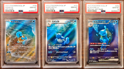 PSA 10 Blastoise Squirtle Wartortle SEQ set Japanese sv2a Pokemon Card 151 - Image 1