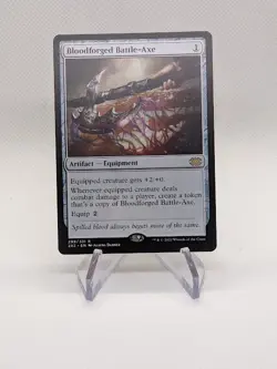 Bloodforged Battle-Axe - MTG Magic the Gathering - Double Masters 2022 - Image 1