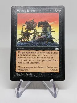 Urborg Justice - MTG Magic the Gathering - Weatherlight - Image 1
