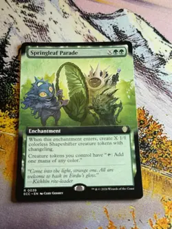 Springleaf Parade (Extended Art) [Commander: Lorwyn Eclipsed] 39 NM - Image 1