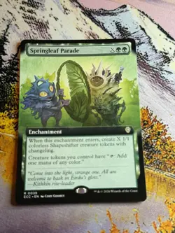 Springleaf Parade (Extended Art) [Commander: Lorwyn Eclipsed] 39 NM - Image 2