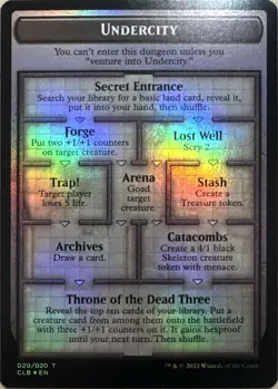 The Initiative // Undercity Double-Sided Token Holo T Commander Legends: Battle - Image 1