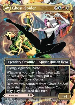 Gwen Stacy (0202) (Borderless) M Marvel's Spider-Man 202 MTG - Image 2