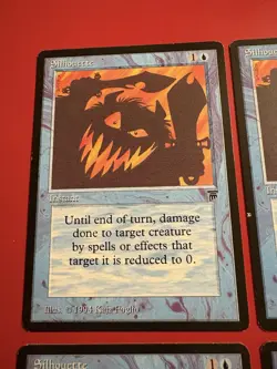 4X MTG Silhouette NM Unplayed English Legends Magic the Gathering - Image 2