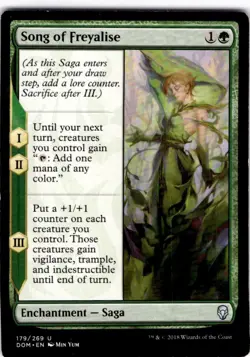 MTG Song of Freyalise Dominaria Uncommon #179 - Image 1