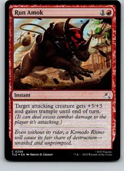 Run Amok - TLE - FOIL - 258 - MTG - Image 1
