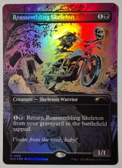 MTG Secret Lair Reassembling Skeleton #1406 SLD Bad to the Bones[UPick Foil/Reg] - Image 2