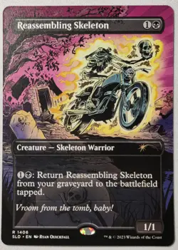 MTG Secret Lair Reassembling Skeleton #1406 SLD Bad to the Bones[UPick Foil/Reg] - Image 3
