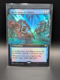 MTG - Reflections of LIttjara - FOIL EXTENDED ART - Enchantment - KHM # 347 - NM - Image 1
