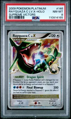 Pokemon Rayquaza C LV. X 146/147 - Holo Rare Supreme Victors 2009 - PSA 8 NM-MT - Image 3