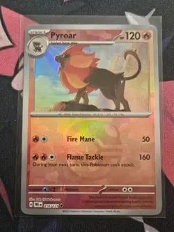 Pyroar 016/131 Master Ball Pattern: Prismatic Evolutions Pokemon TCG NM - Image 1