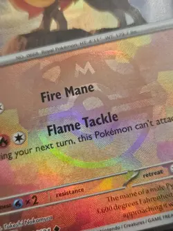 Pyroar 016/131 Master Ball Pattern: Prismatic Evolutions Pokemon TCG NM - Image 2