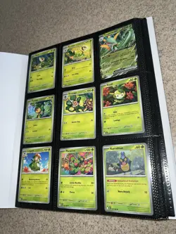 Pokemon Black Bolt Complete Base Set 001-086 In Collectible Binder - Image 2