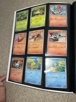 Pokemon Black Bolt Complete Base Set 001-086 In Collectible Binder - Image 3