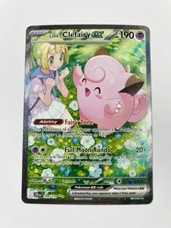 Pokemon TCG Lillie's Clefairy EX Journey Together 184/159 Mint Fast Shipping - Image 2