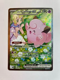 Pokemon TCG Lillie's Clefairy EX Journey Together 184/159 Mint Fast Shipping - Image 4