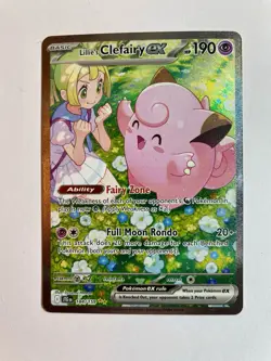 Pokemon TCG Lillie's Clefairy EX Journey Together 184/159 Mint Fast Shipping - Image 5