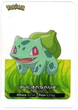 BULBASAUR #001 LAMINCARD COLECCION POKEMON LAMINCARDS 2005 EDIBAS (USADA) - Image 1
