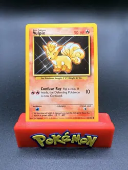 Pokemon TCG Vulpix Base Set 68/102 Regular ( 4th Print ) NM Common - Image 1