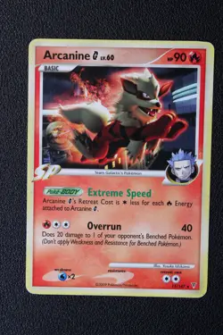 Arcanine G LV.60 15/147 LP Rare Supreme Victors Pokemon TCG 2009 - Image 2