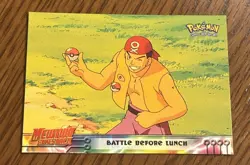 Battle Before Lunch Pokemon Topps Mewtwo Strikes Back 10 - Image 1