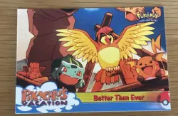 Topps Pikachus Vacation Pokemon - Regular #56 Better Than Ever - Image 1