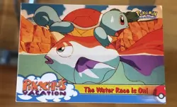 The Water Race is on! Pokemon Topps Pikachu's Vacation 47 Pokemon TCG - Image 1