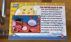 The Water Race is on! Pokemon Topps Pikachu's Vacation 47 Pokemon TCG - Image 2