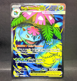 2025 POKEMON MEGA EVOLUTION MEGA VENUSAUR EX 155/132 ULTRA RARE - Image 1