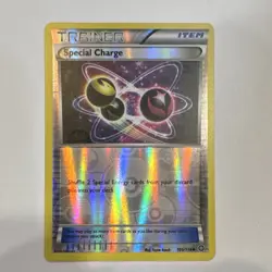 Pokemon TCG Special Charge XY Steam Siege 105/114 Reverse Holo Uncommon Trainer - Image 1