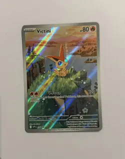 Pokemon TCG Victini SVP 208 Black Star Promo Illustration Rare - nm/Mint - Image 1