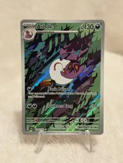 Pokemon Arbok Illustration Rare 176/162 SV05: Temporal Forces NM - Image 1