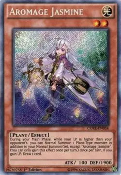 Aromage Jasmine Yu-Gi-Oh! CORE-EN034 1st Secret Rare - Image 1