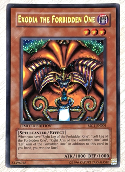 Yugioh Exodia The Forbiden One MC1-EN001 Secret Rare Limited Edition MINT - Image 1