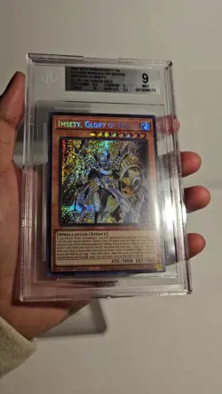 Yu-Gi-Oh! BGS 9 Imsety, Glory of Horus Prismatic Secret Rare MP24 - Image 2
