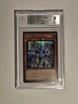 Yu-Gi-Oh! BGS 9 Imsety, Glory of Horus Prismatic Secret Rare MP24 - Image 3