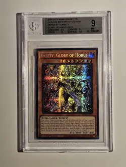 Yu-Gi-Oh! BGS 9 Imsety, Glory of Horus Prismatic Secret Rare MP24 - Image 4