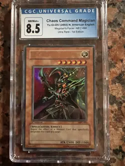 Chaos Command Magician CGC 8.5 1st Edition MFC-068 Yu-Gi-Oh - Image 1